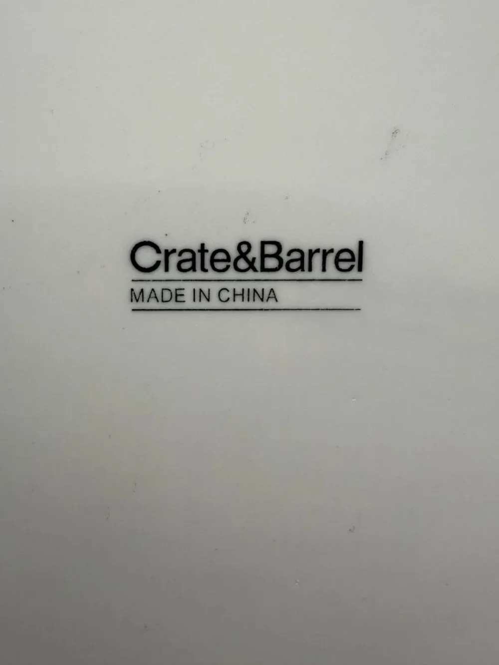 Crate & Barrel 'Snowflake' Appetizer Plate Set/4